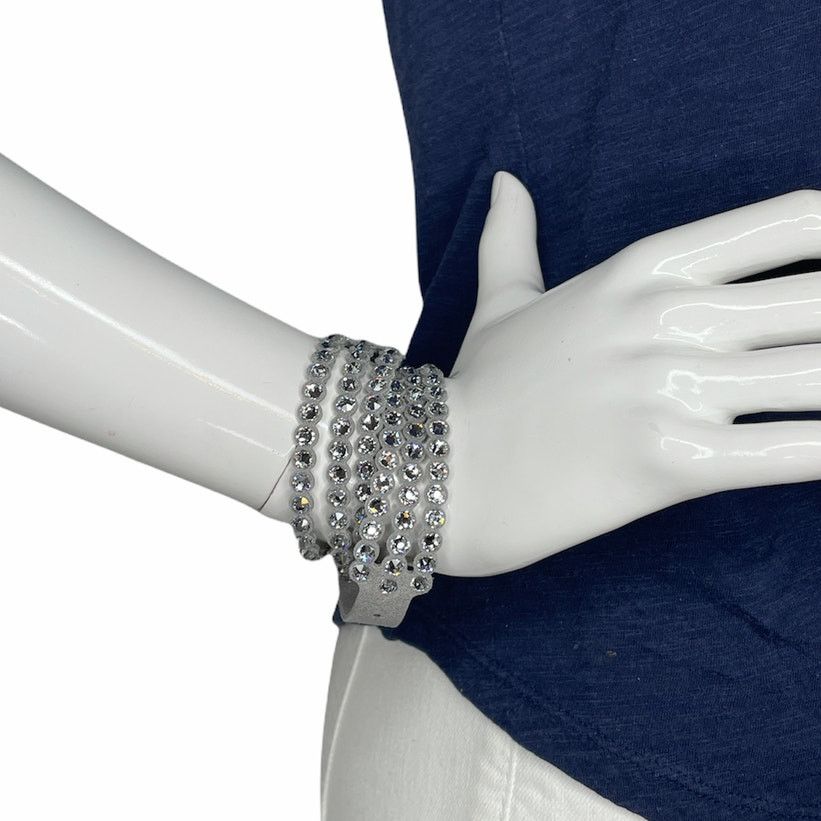 Swarovski Swarovski Power Collection Adjustable Bracelet in Gray Size ONE SIZE - 4 Thumbnail