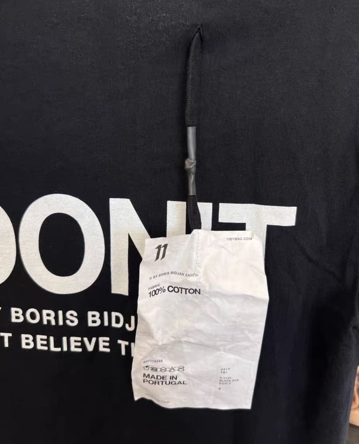 11 By Boris Bidjan Saberi Boris Bidjan Saberi 11ByBBS Heavyweight Cotton T-Shirt Size US S / EU 44-46 / 1 - 3 Thumbnail
