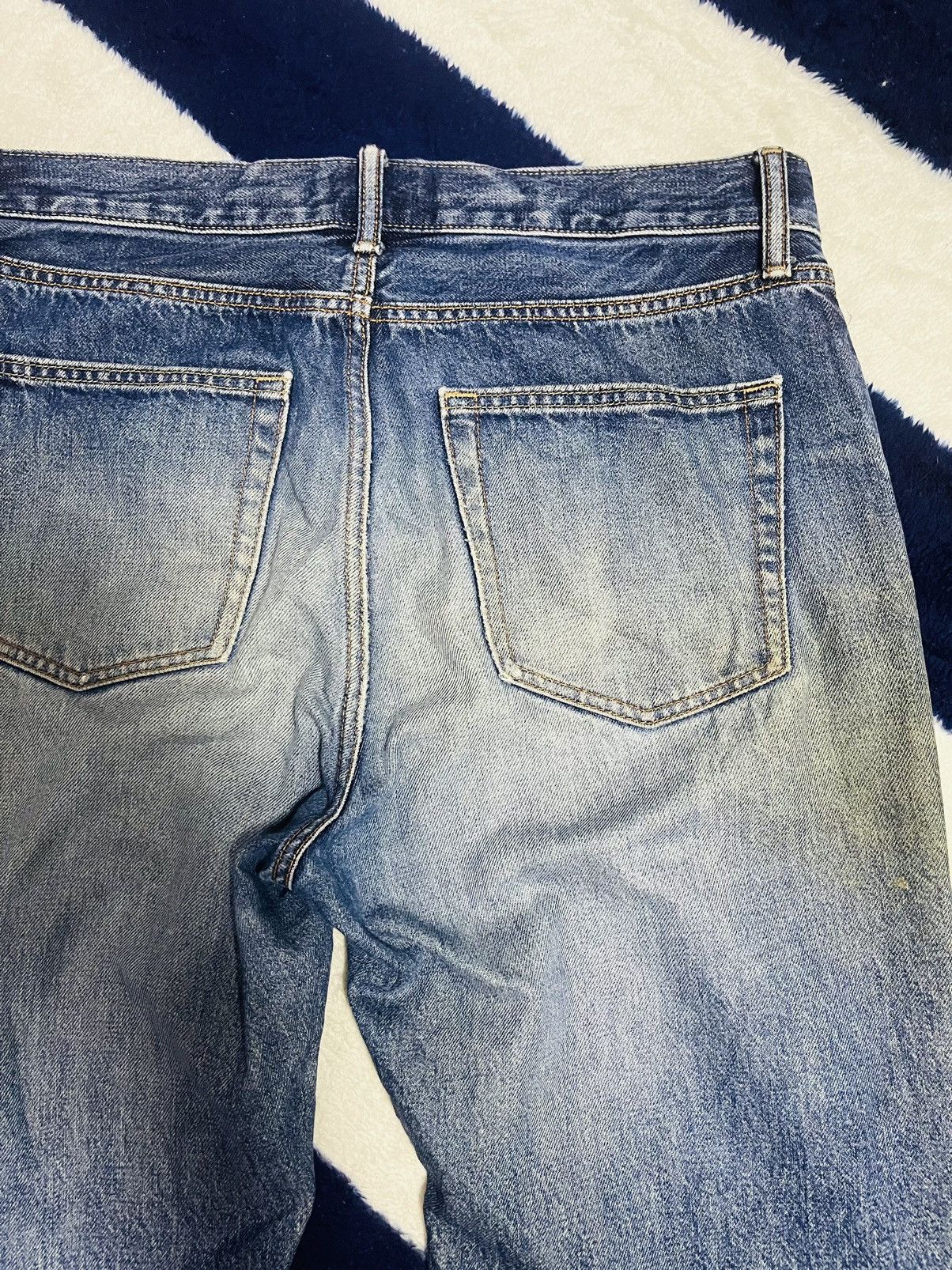 Japanese Brand × Uniqlo Uniqlo Distressed Jeans (15) Size US 34 / EU 50 - 3 Thumbnail
