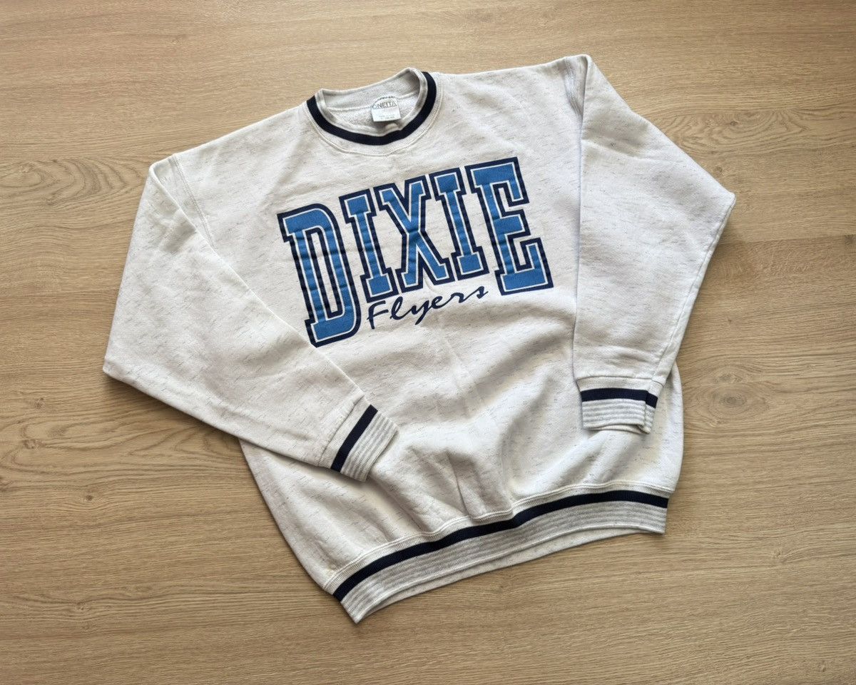 Vintage Vintage 90’s Oneita Dixie Flyers NHL Hockey Sweatshirt Size US XL / EU 56 / 4 - 1 Thumbnail