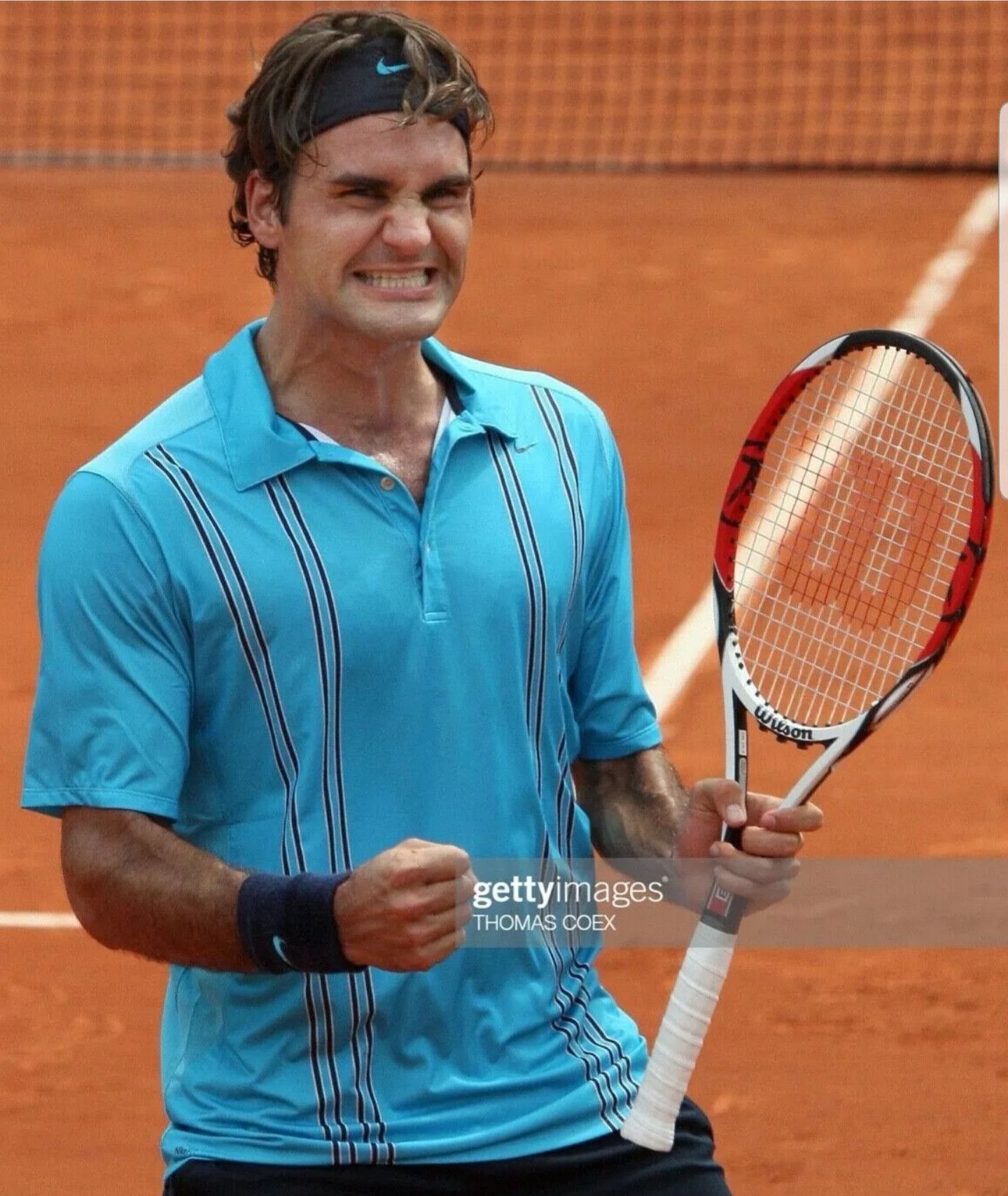 Nike Roger Federer RF 2007 French Open Roland Garros Polo Size US XL / EU 56 / 4 - 1 Thumbnail