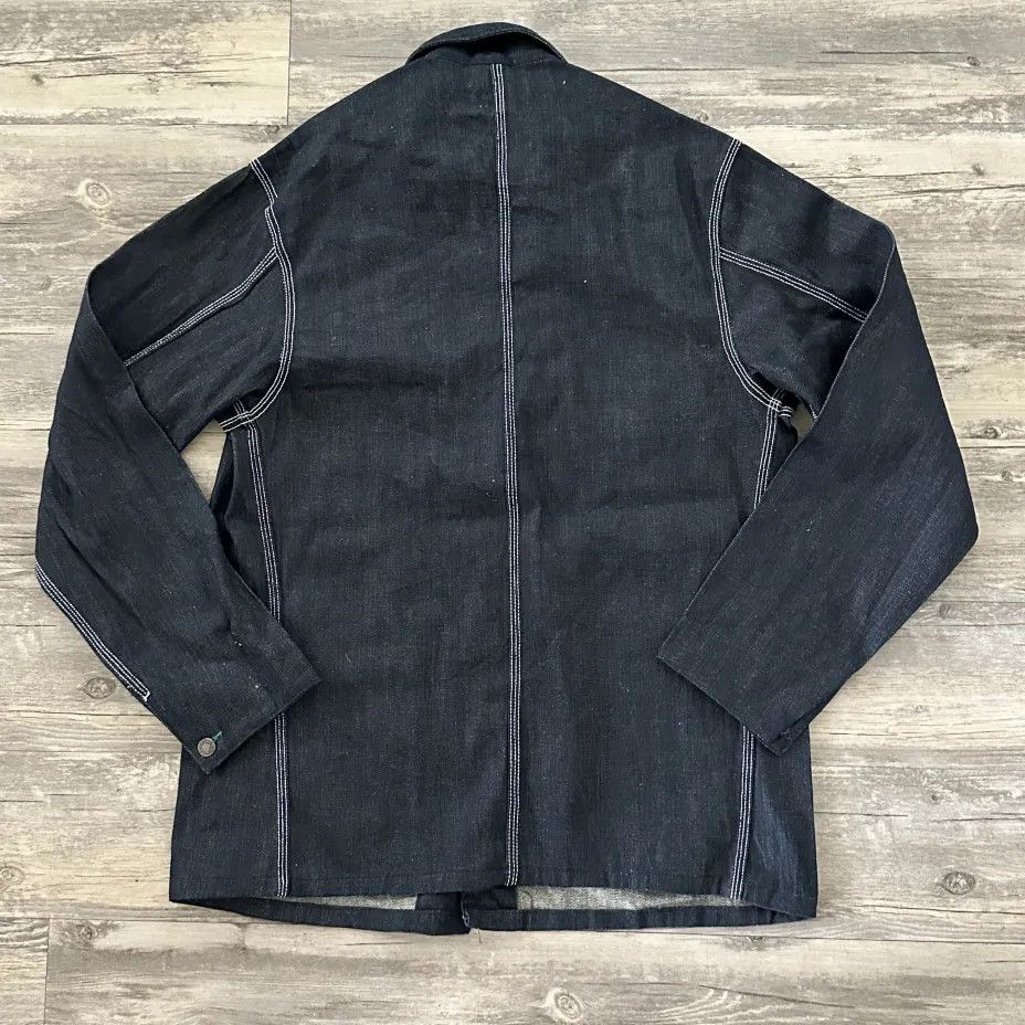 Other Vintage 70s Mahagamage 007 KGBR Unlined Denim Chore Jacket Size US M / EU 48-50 / 2 - 6 Thumbnail