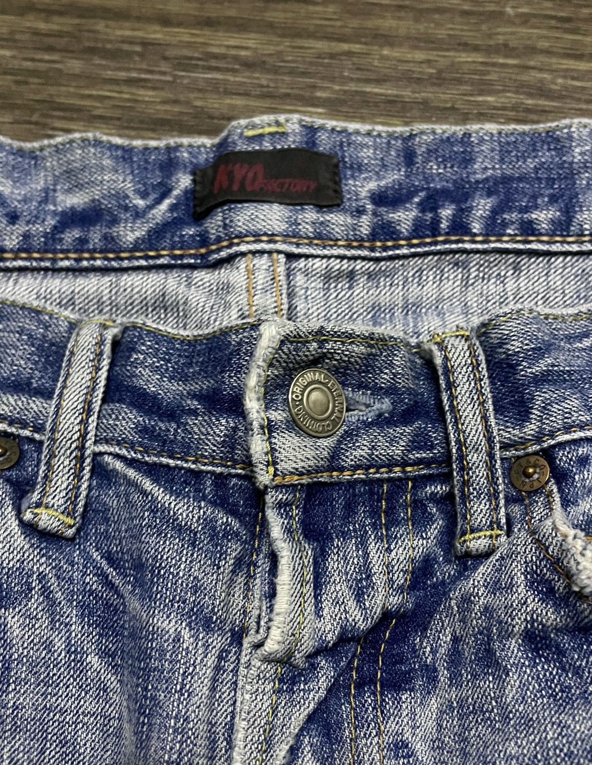 Japanese Brand Rare Vintage Japanese Brand Kyo Factory Jeans 1990s Size US 30 / EU 46 - 10 Thumbnail
