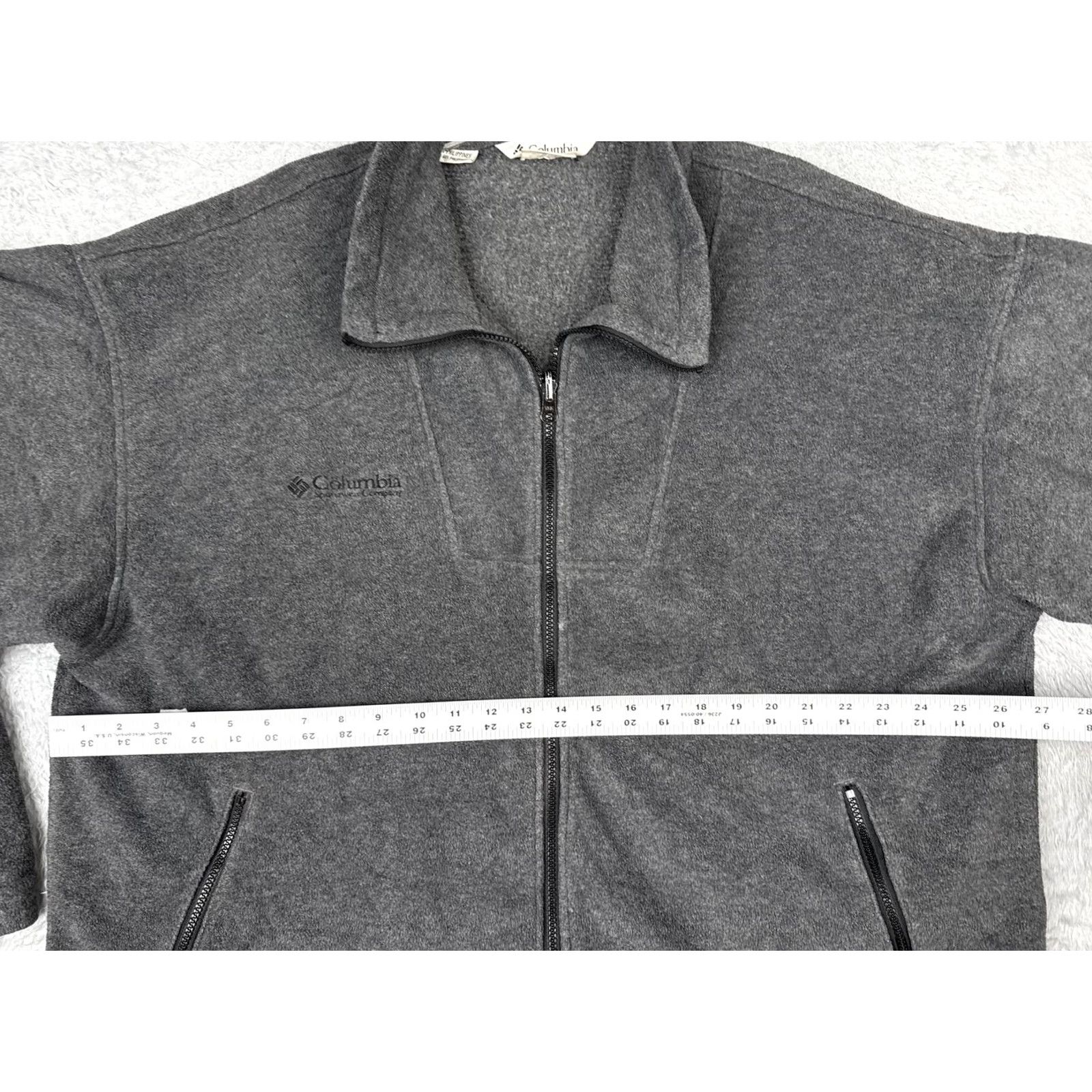Vintage VINTAGE Columbia Fleece Jacket Mens XL Gray Full Zip Pockets Outdoor Hiking Size US XL / EU 56 / 4 - 7 Thumbnail