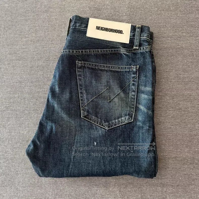 Neighborhood Neighborhood size L Basic Washed Denim Jeans Size US 27 - 1 Thumbnail