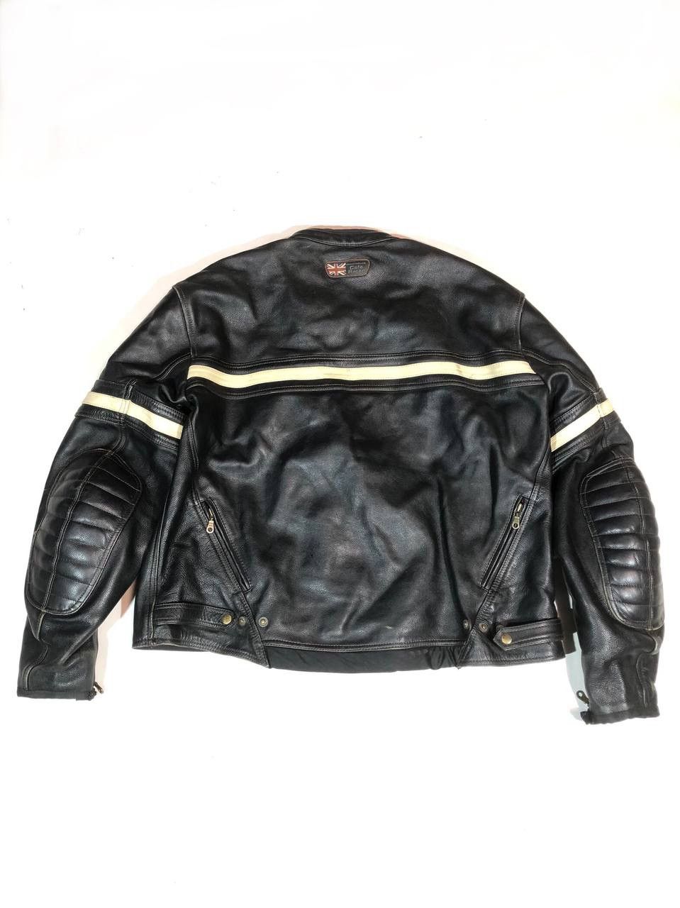 Vintage Frank Thomas Motorcycle Moto Leather Jacket Racing Vintage Size US XXL / EU 58 / 5 - 2 Thumbnail