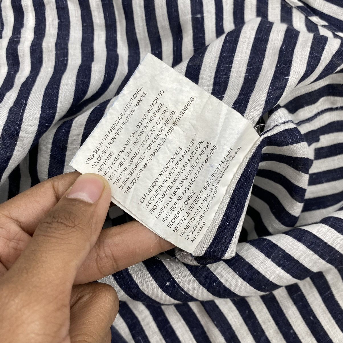 Comme des Garcons Homme 🇯🇵SS09 Comme des Garçons Homme CDG Striped Shirt Designer Size US L / EU 52-54 / 3 - 9 Thumbnail