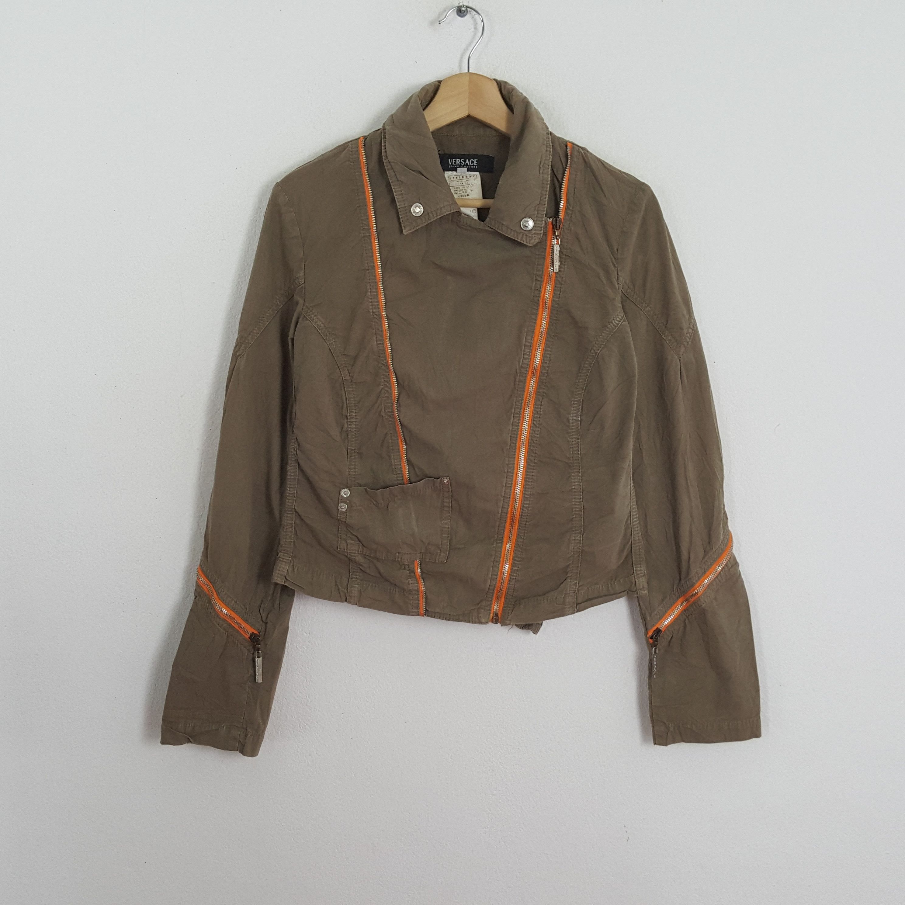 Versace Jeans Couture × Vintage Vintage VERSACE JEAN COUTURE Italian Brand Rare Jacket Size XS / US 0-2 / IT 36-38 - 1 Thumbnail