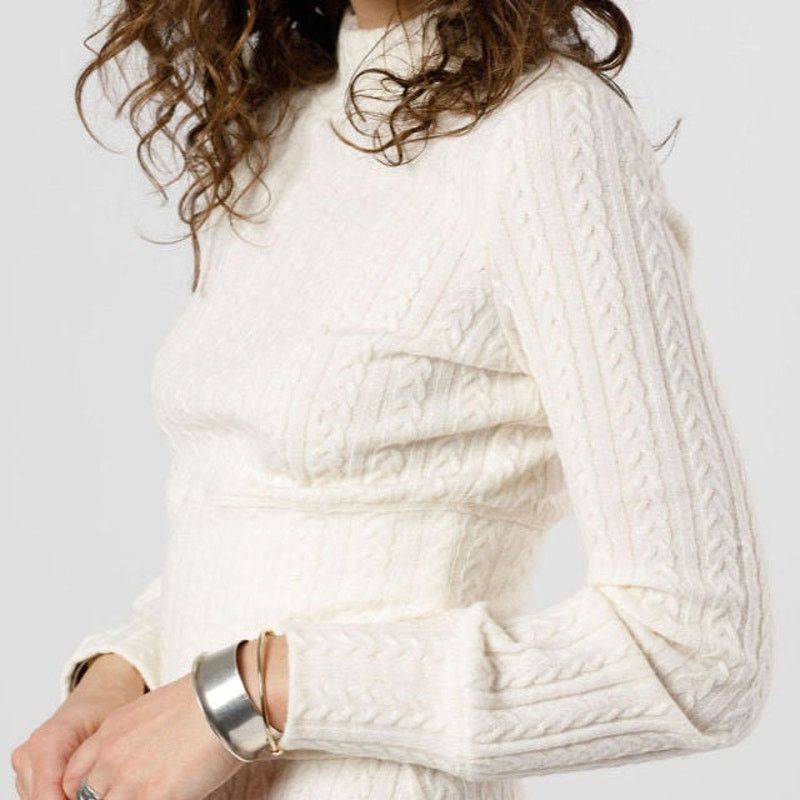 Other NWT B.O.G. Band of the Free Raquel Cropped Knit Sz. S Ivory Size S / US 4 / IT 40 - 4 Thumbnail
