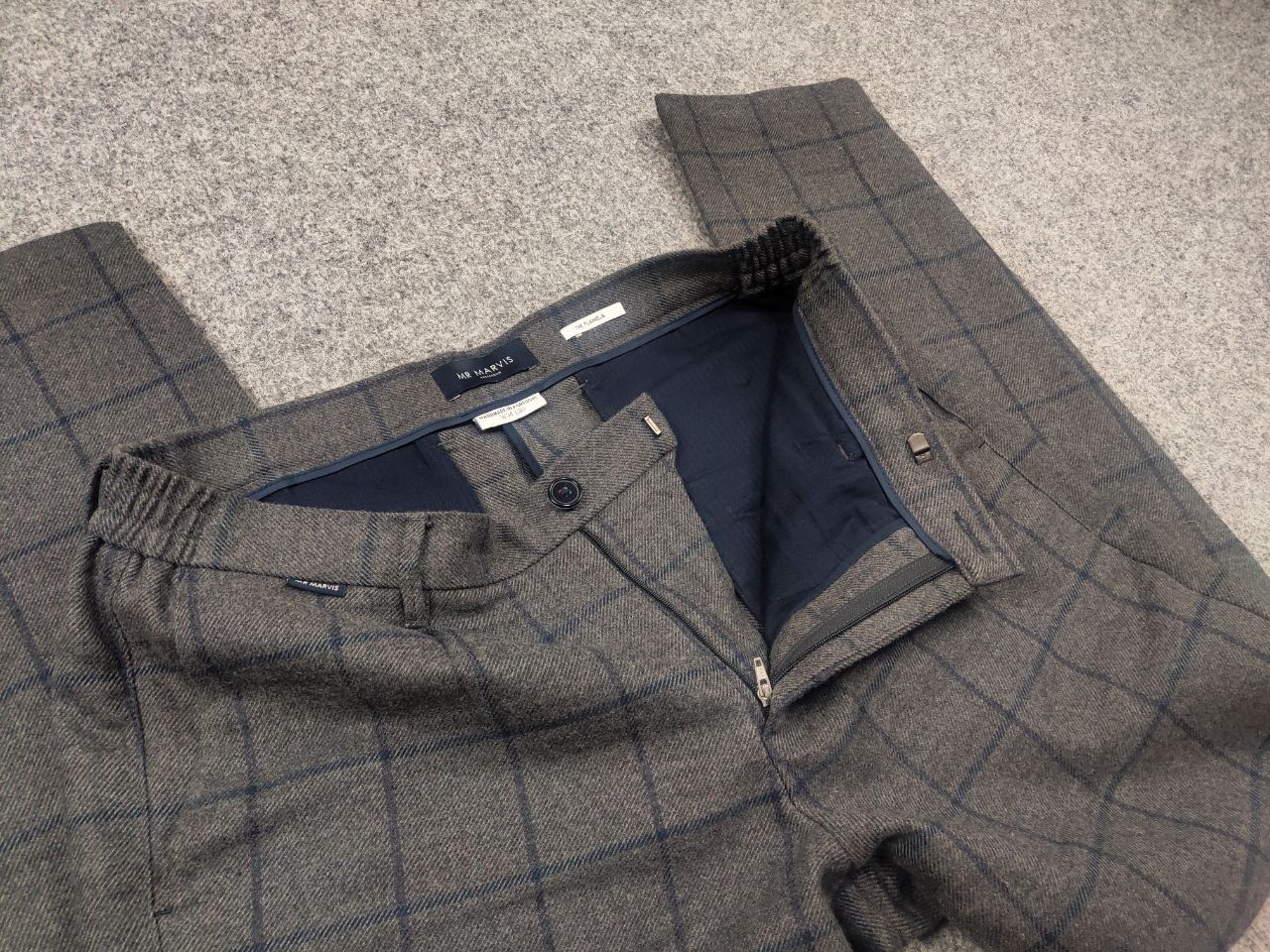 Other MR Marvis Design The Flannels Wool Blend Gray Trouser Pants Size US 32 / EU 48 - 14 Thumbnail