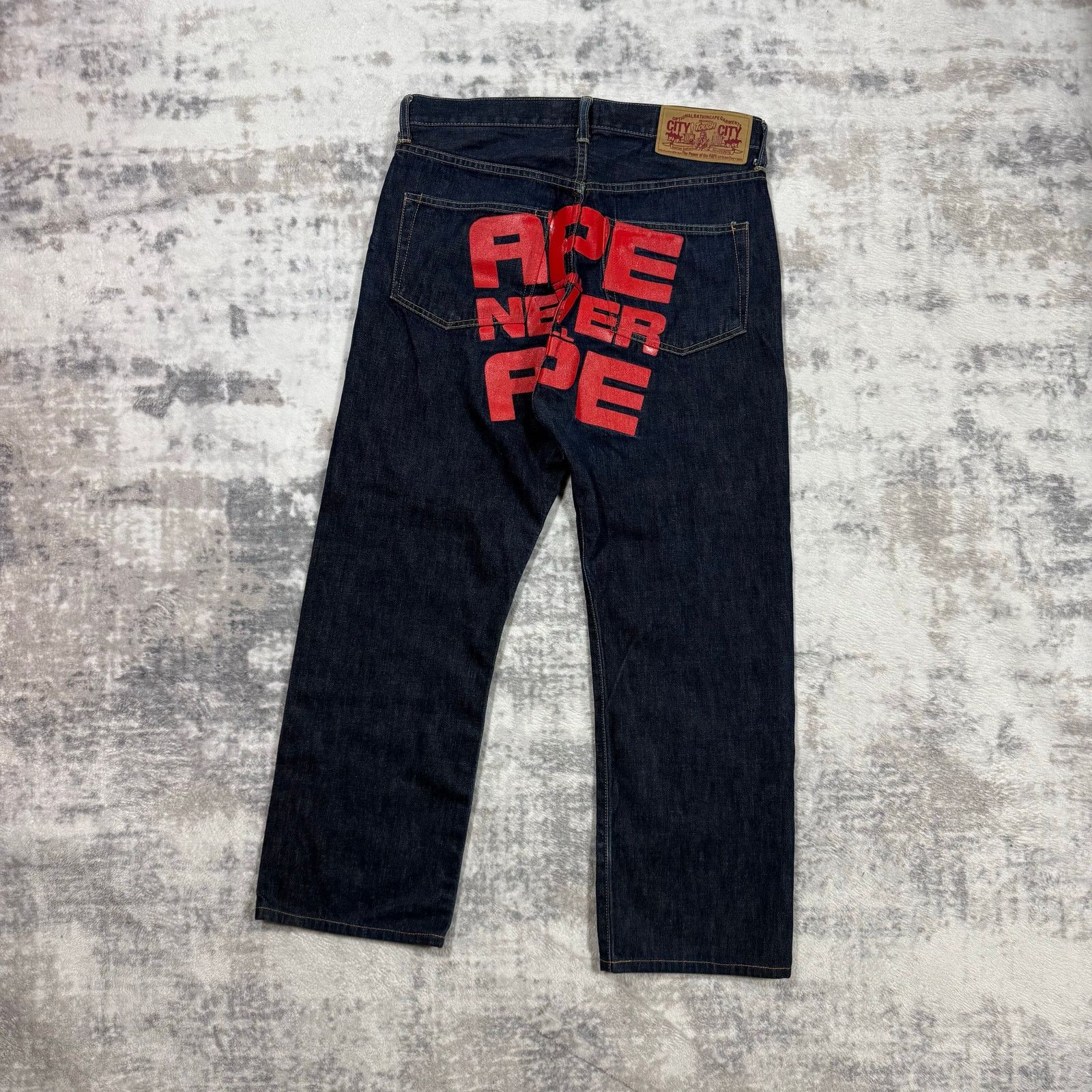 Bape × Nigo Authentic Bape 2000’s ASNKA Jeans 32 Size US 32 / EU 48 - 1 Thumbnail