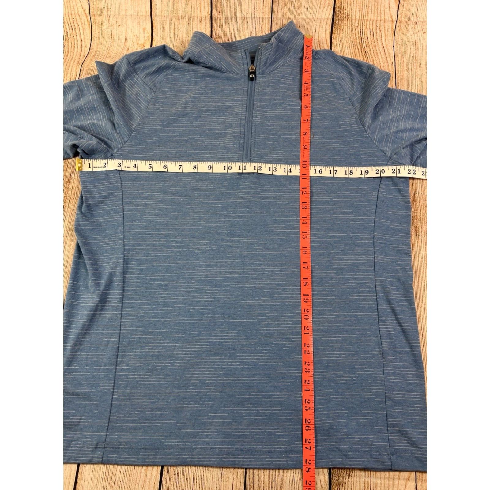 TravisMathew Mens Travis Mathew Golf 1/4 Zip Performance Stretch Tech Pullover Blue Shirt Size US M / EU 48-50 / 2 - 5 Thumbnail
