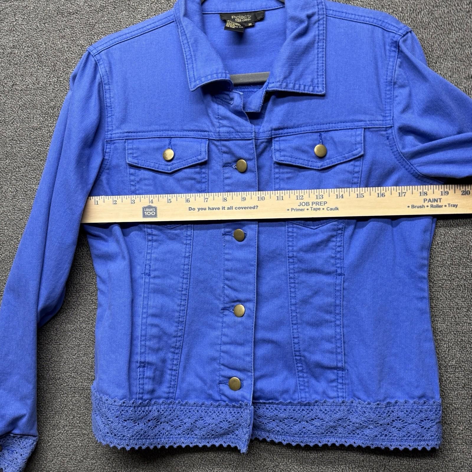 Other Vintage Twiggy London Vibrant Indigo Blue Denim Women’s M Size M / US 6-8 / IT 42-44 - 6 Thumbnail
