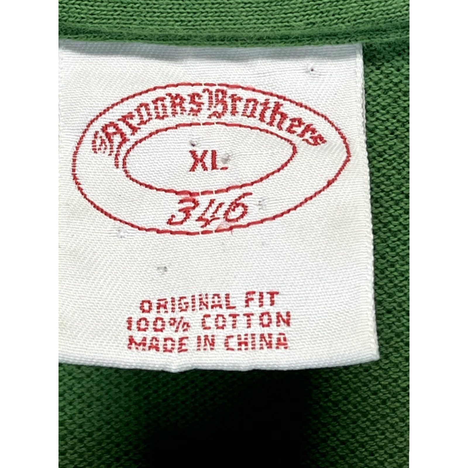Brooks Brothers VINTAGE Brooks Brothers Polo Shirt Men XL Green Short Sleeve Collared Classic Preppy Style Shirt XL Mens Size US XL / EU 56 / 4 - 5 Thumbnail