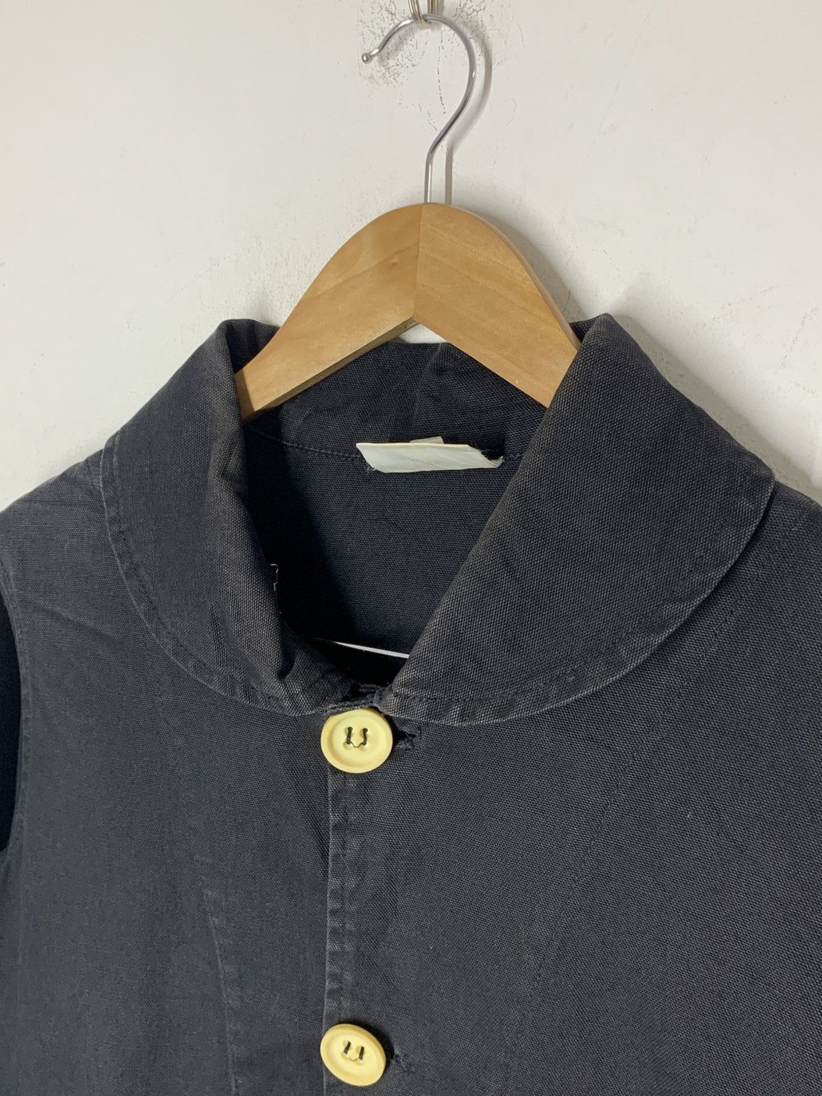 Yarmo Vintage YARMO British Workwear Fishermen Shawl Collar Navy Size US M / EU 48-50 / 2 - 7 Thumbnail