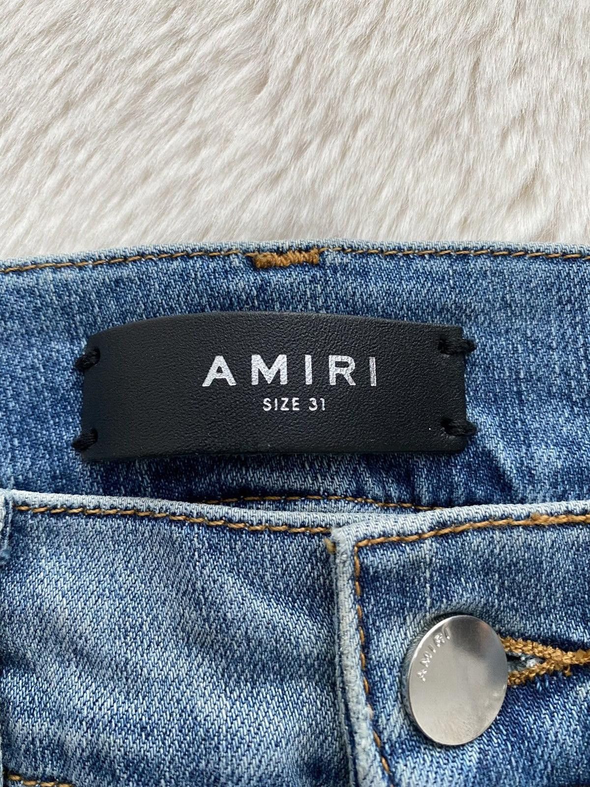 Amiri Amiri Indigo Japanese Repair Patch Jeans Size US 31 - 2 Thumbnail