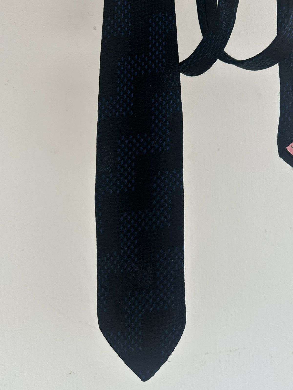 Versace Gianni Versace Vintage Tie Blue Size ONE SIZE - 3 Thumbnail