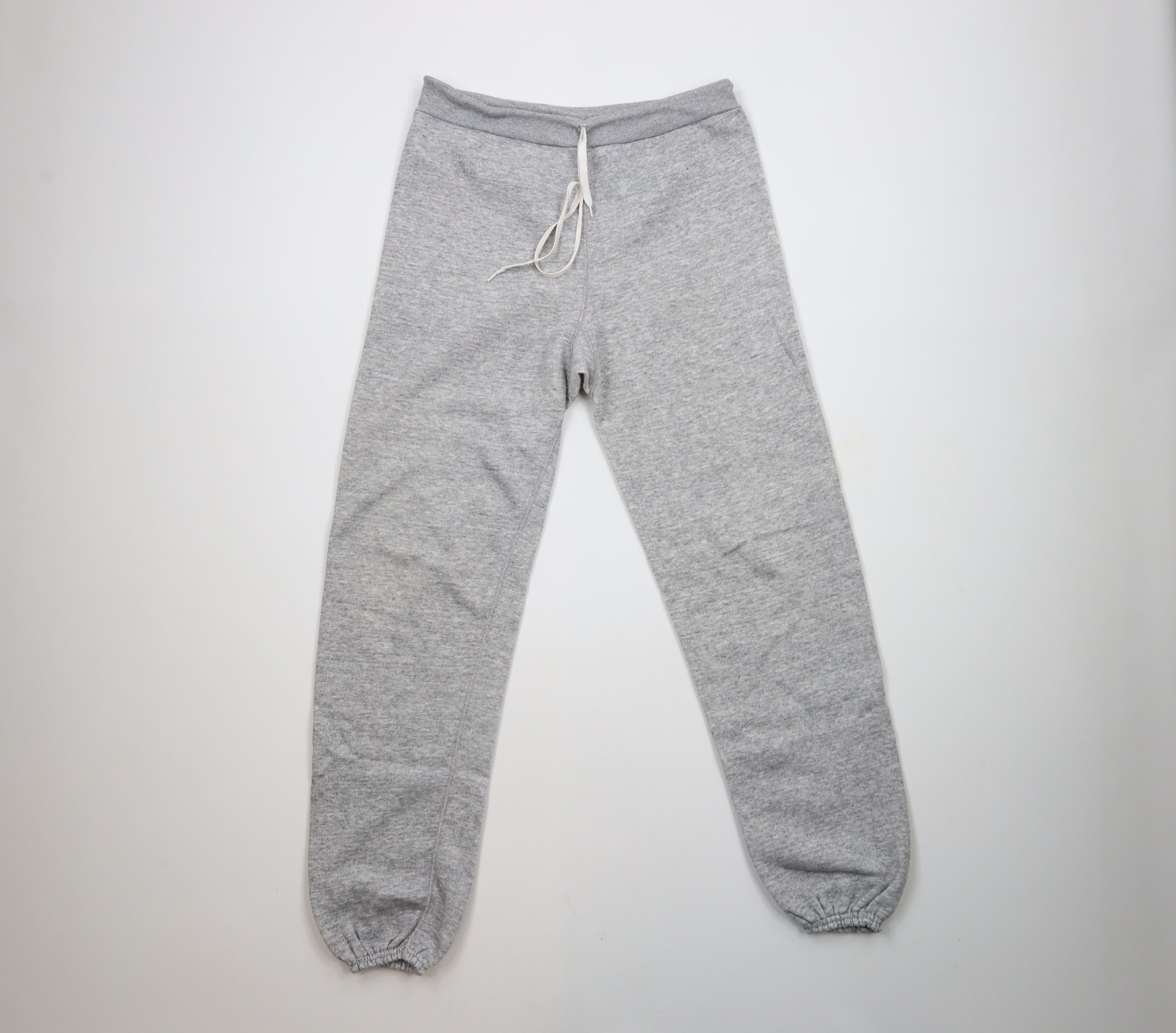 Vintage Vintage 70s 80s Streetwear Triblend Sweatpants Joggers USA Size US 34 / EU 50 - 1 Thumbnail