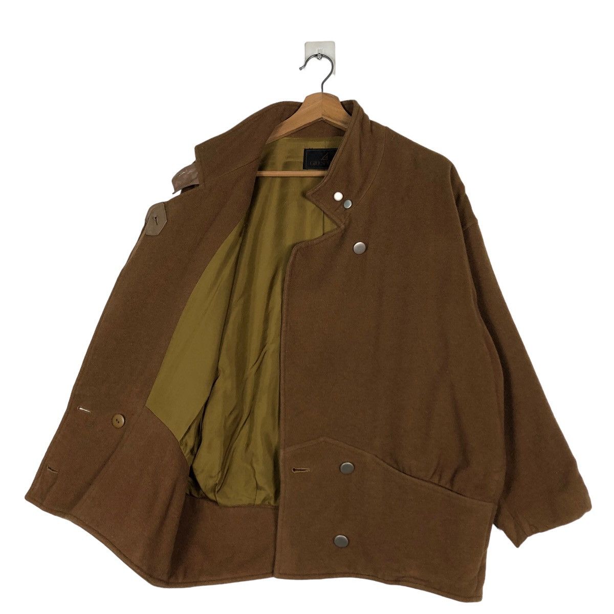 Japanese Brand 🔥Vintage Wool Fly Bomber Jacket Gio Sport Japan Made Size US L / EU 52-54 / 3 - 11 Thumbnail