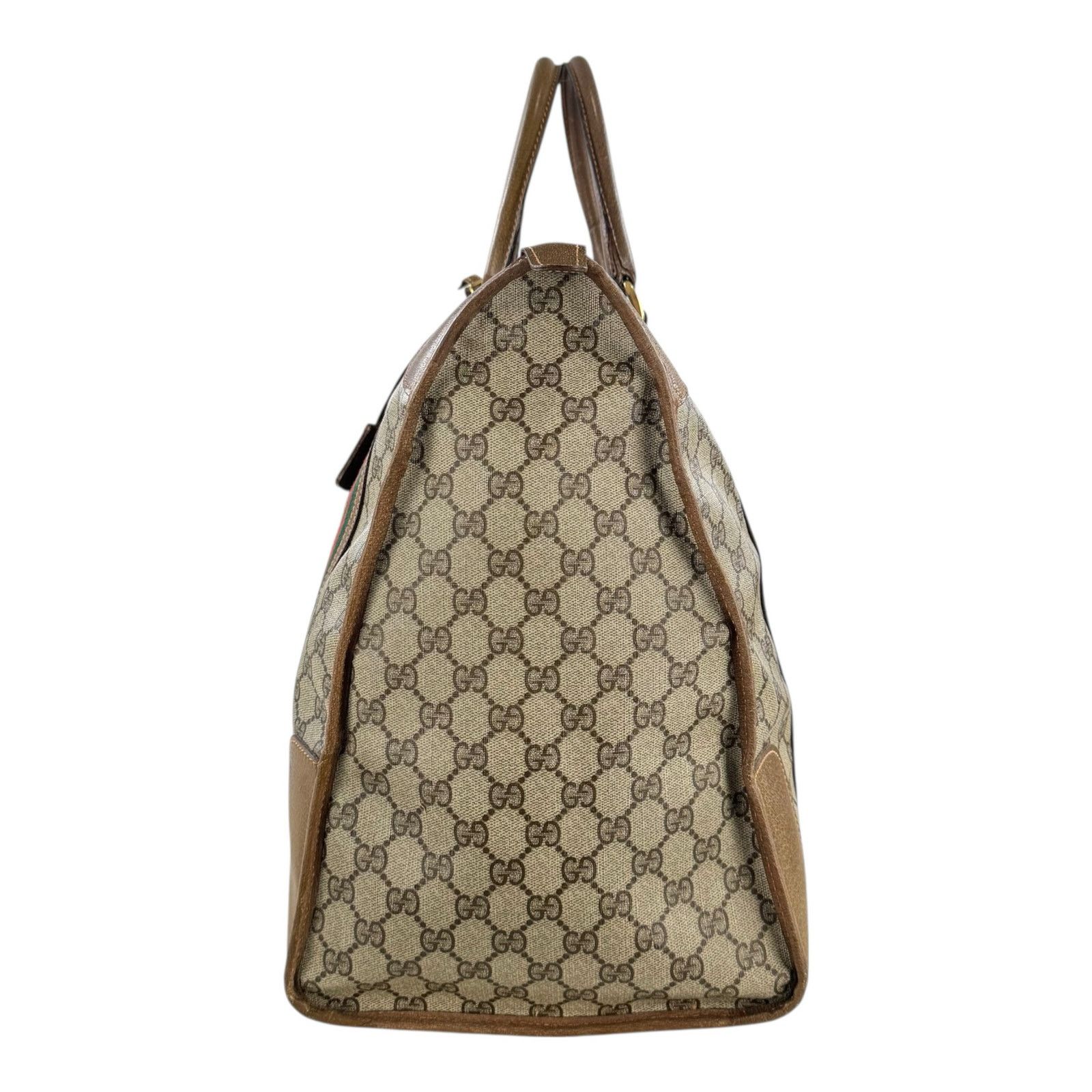 Gucci Gucci Vintage Monogram Sherry Line Travel Bag Size ONE SIZE - 4 Thumbnail