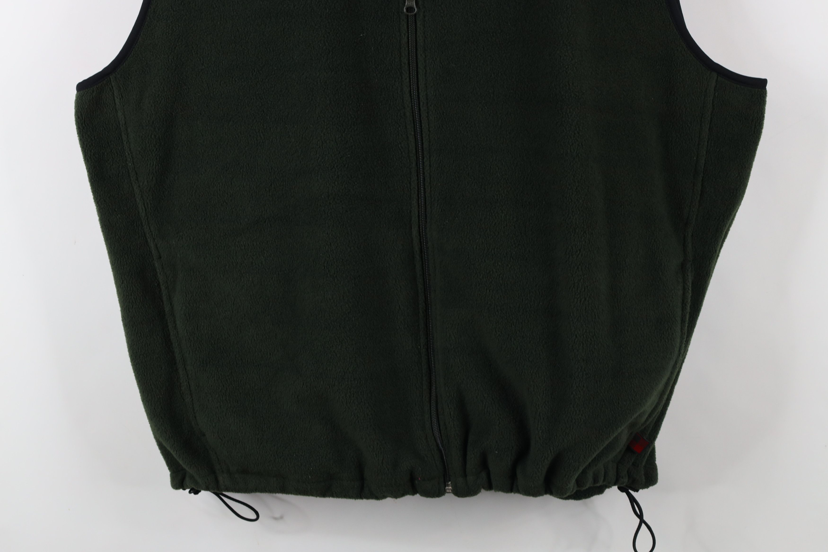 Vintage × Woolrich Woolen Mills Vintage Woolrich Blank Full Zip Fleece Vest Jacket Green Size US XXL / EU 58 / 5 - 3 Thumbnail