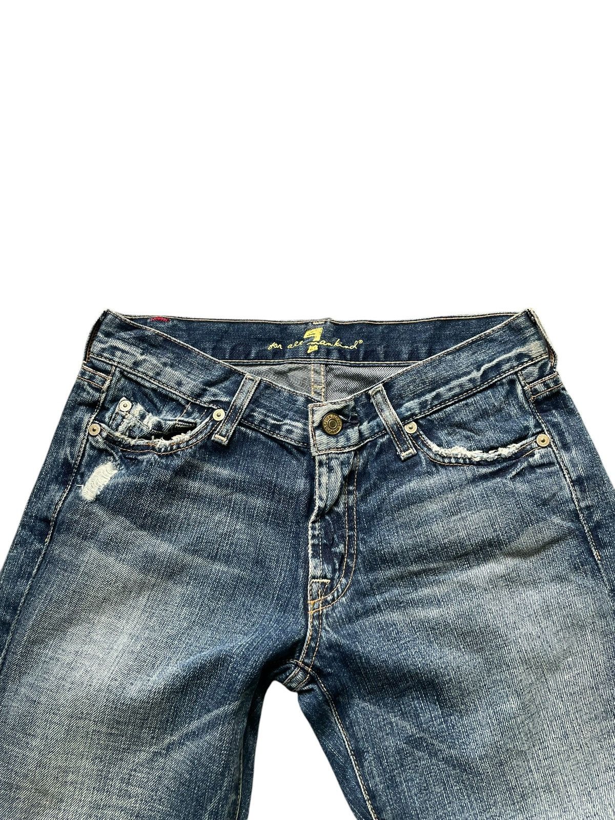 7 For All Mankind × Designer 7 For All Mankind Flare Distresed Size 29" - 5 Thumbnail