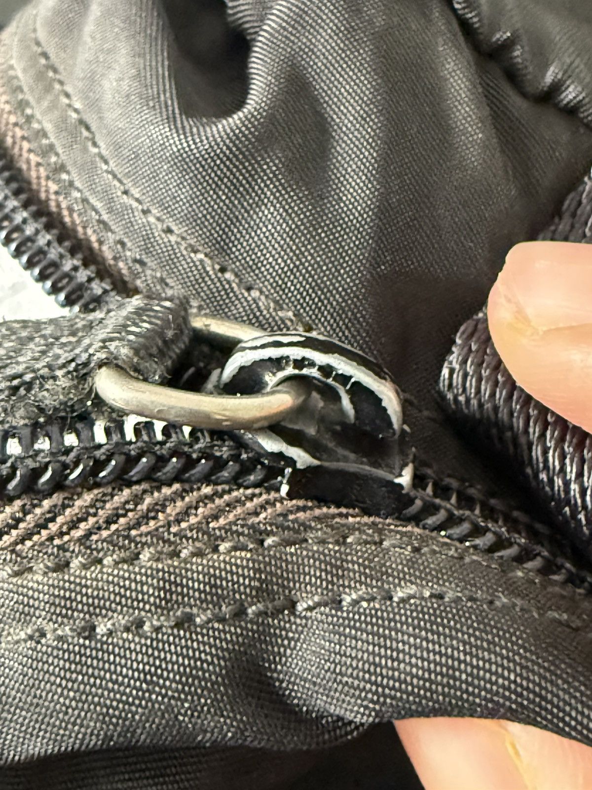 Prada Vintage Prada Black Medium Crossbody Sling Bag Size ONE SIZE - 11 Thumbnail