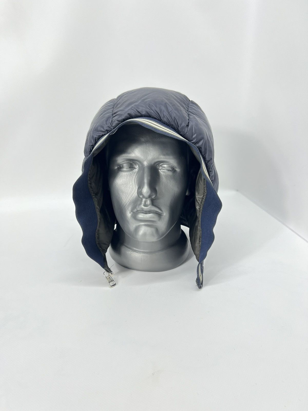 Vintage luxury designer Moncler Blue Hood