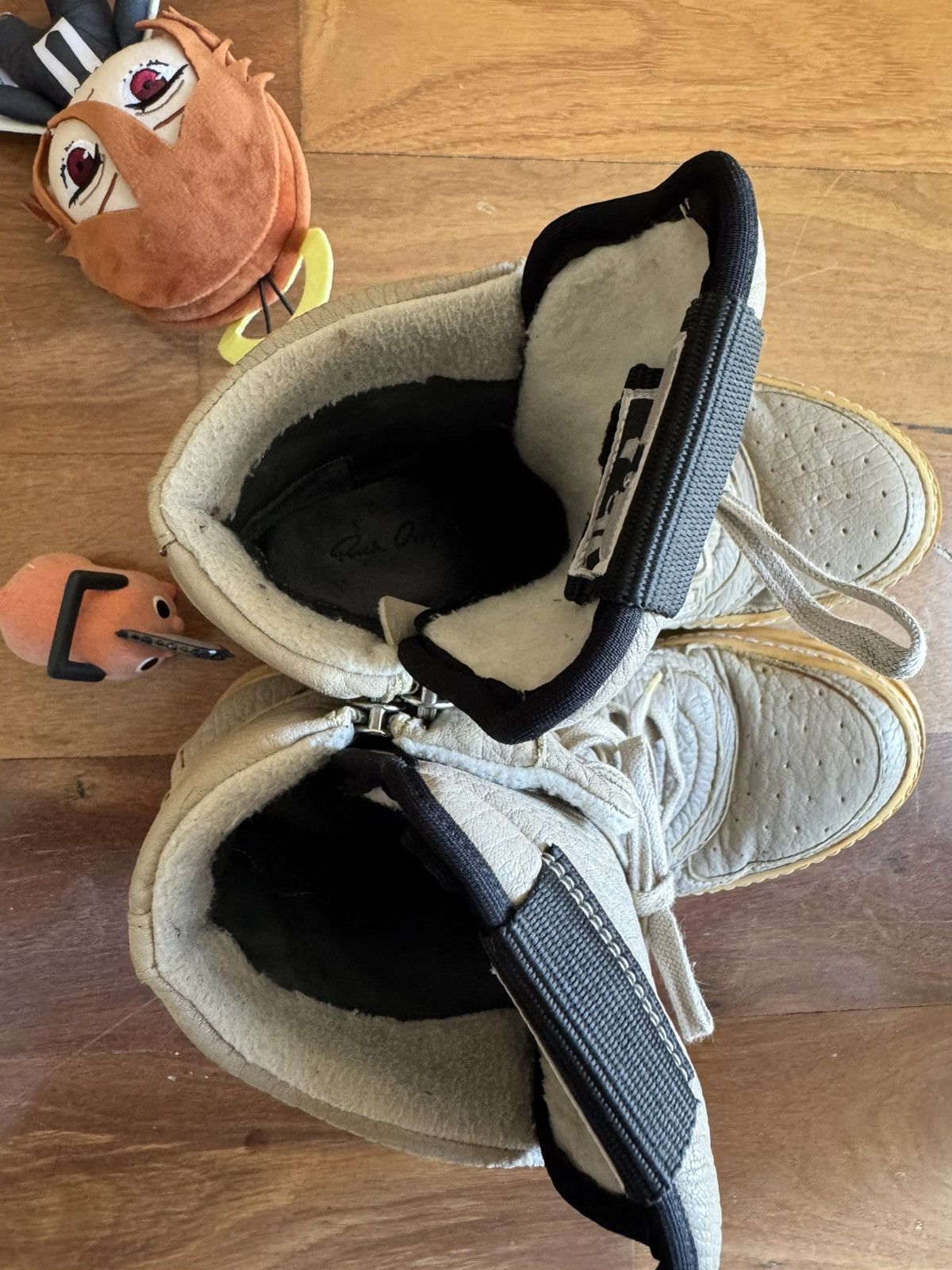Rick Owens Rick Owens FW06 “Dustulator” Grey Pigskin Dunks Size US 9.5 / EU 42-43 - 7 Thumbnail