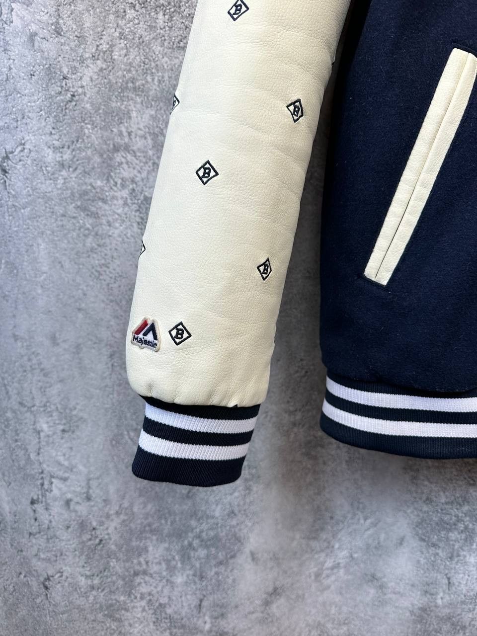 Brooklyn Clothing × Majestic Majestic Katter Letterman Brooklyn Varsity Bomber Jacket Size US L / EU 52-54 / 3 - 7 Thumbnail