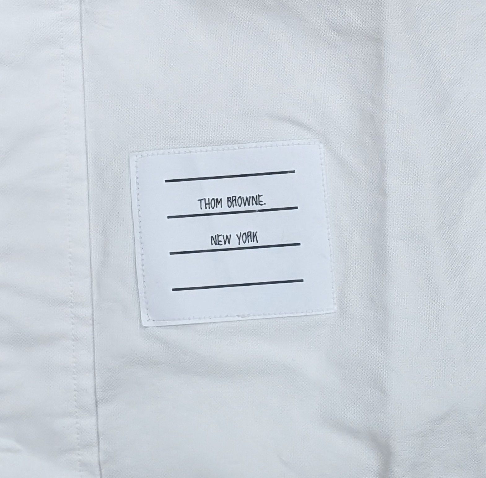 Thom Browne THOM BROWNE Cotton Classic Button Up Shirt White 4 - XL Size US XL / EU 56 / 4 - 6 Thumbnail