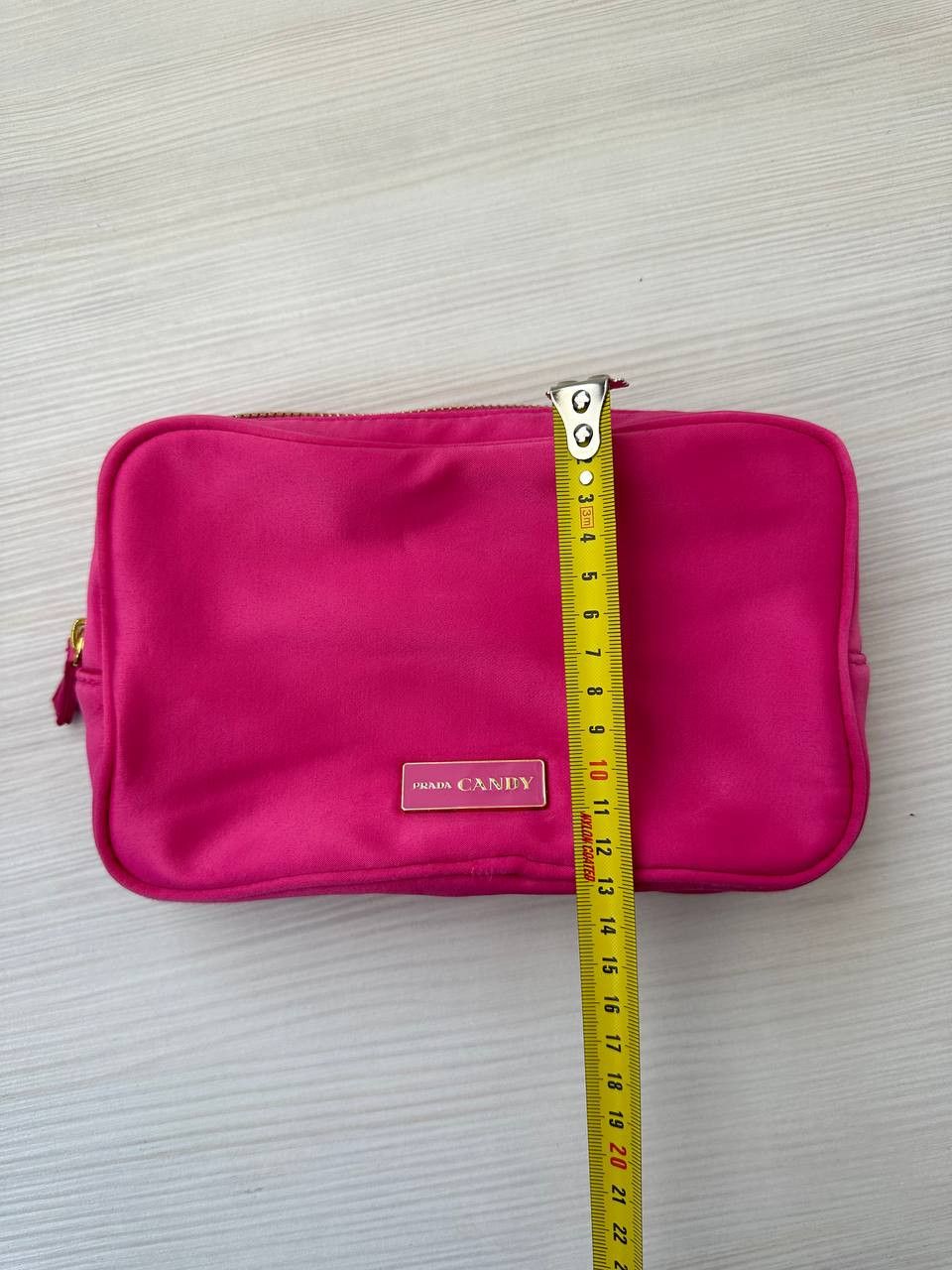 Prada Prada Candy Pink Makeup Pouch Bag Size ONE SIZE - 9 Thumbnail