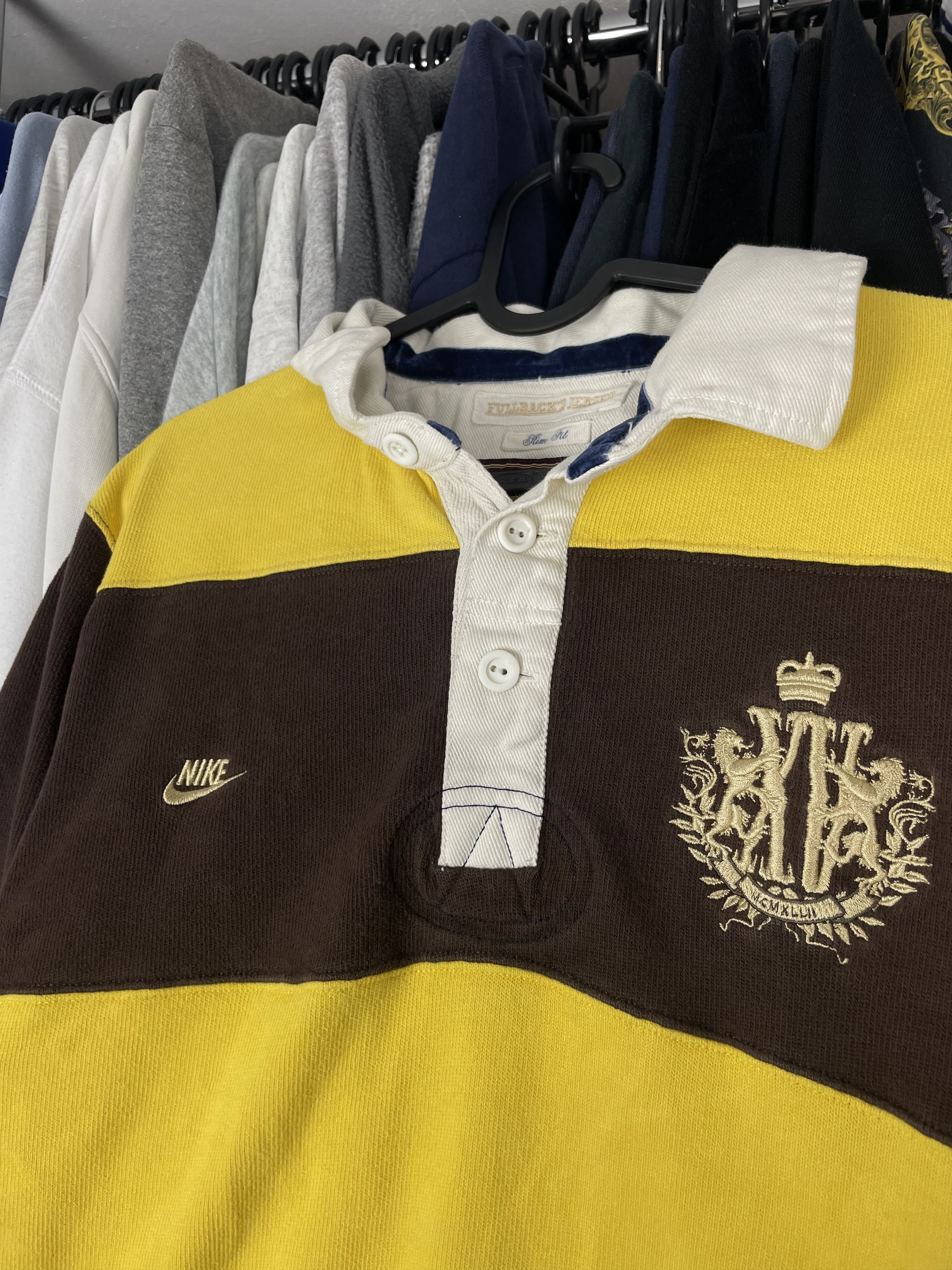 Nike × Vintage Nike vintage longs leev rugby polo shirt chief keep Size US M / EU 48-50 / 2 - 3 Thumbnail