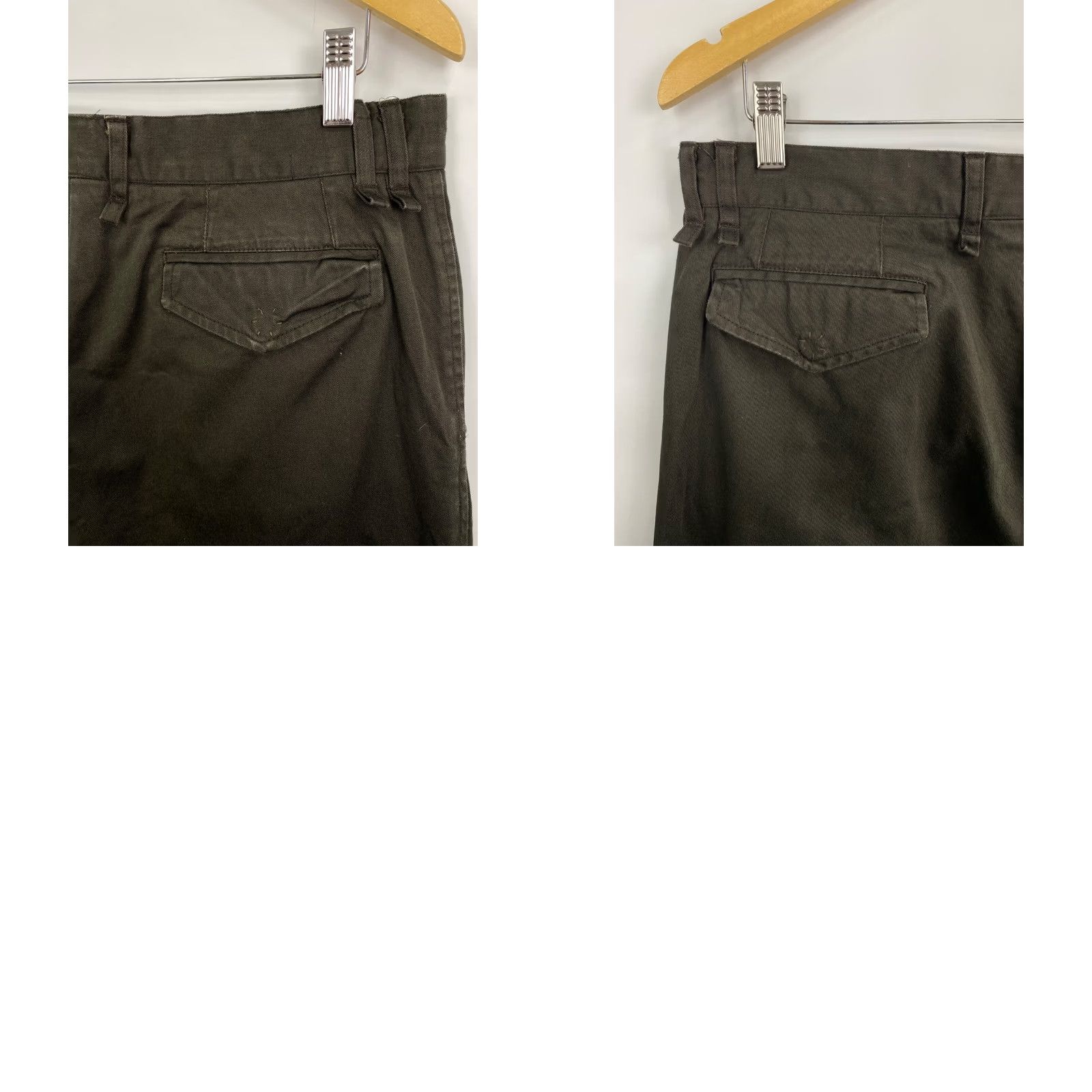 Dolce & Gabbana VINTAGE Dolce&Gabbana Pants 90s Beige Beiges Mens 52 Regular 32in 83cm 19cm 22cm 32cm 90s Theme Mens Size US 36 / EU 52 - 9 Thumbnail