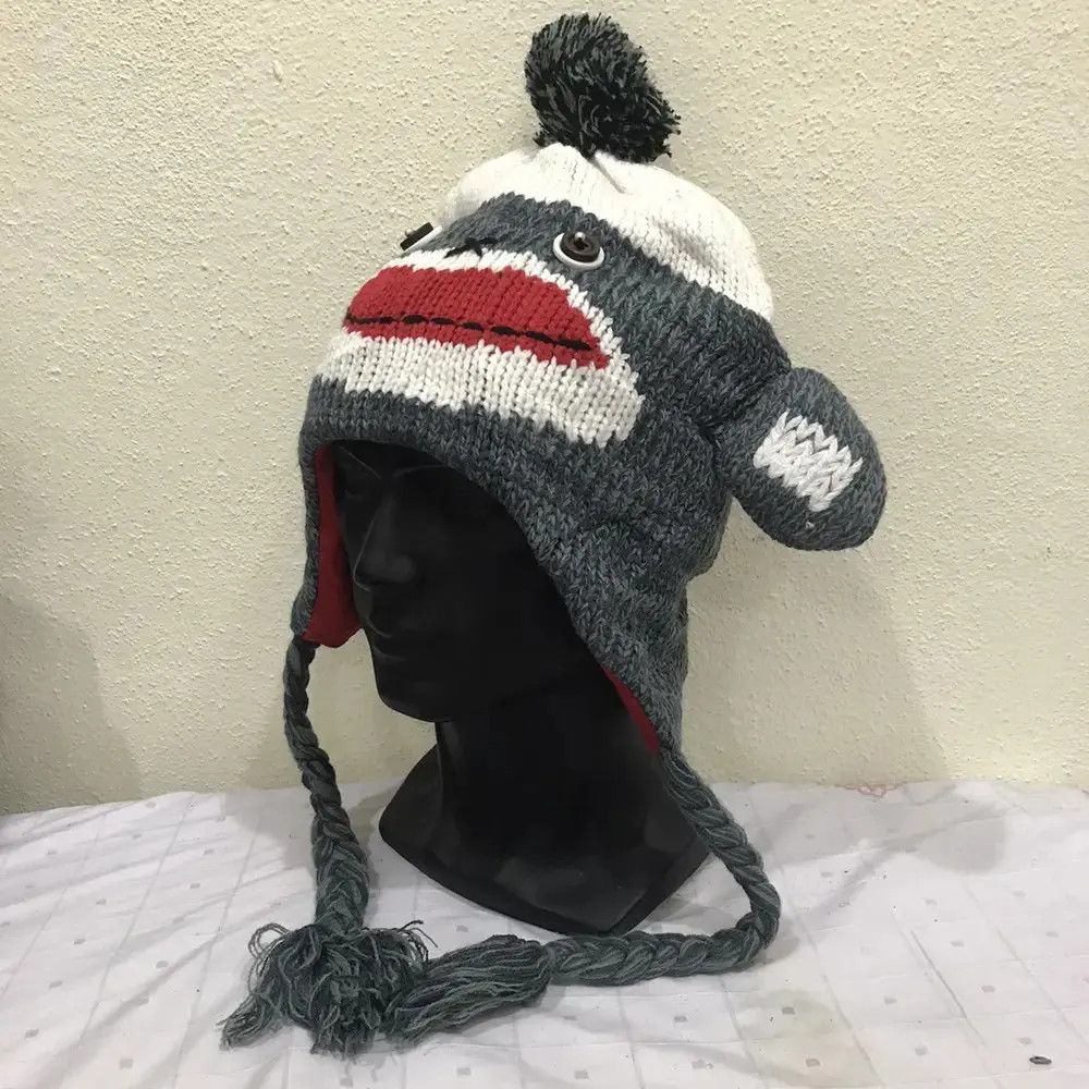 Arizona Jean Co. AriZona Shark Bunny Horn Beanie Hat Size ONE SIZE - 3 Thumbnail