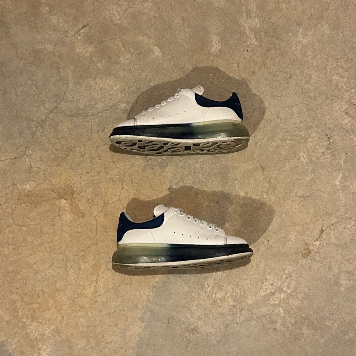 Alexander McQueen Oversized Shoe Worker Blue Sole EU 40