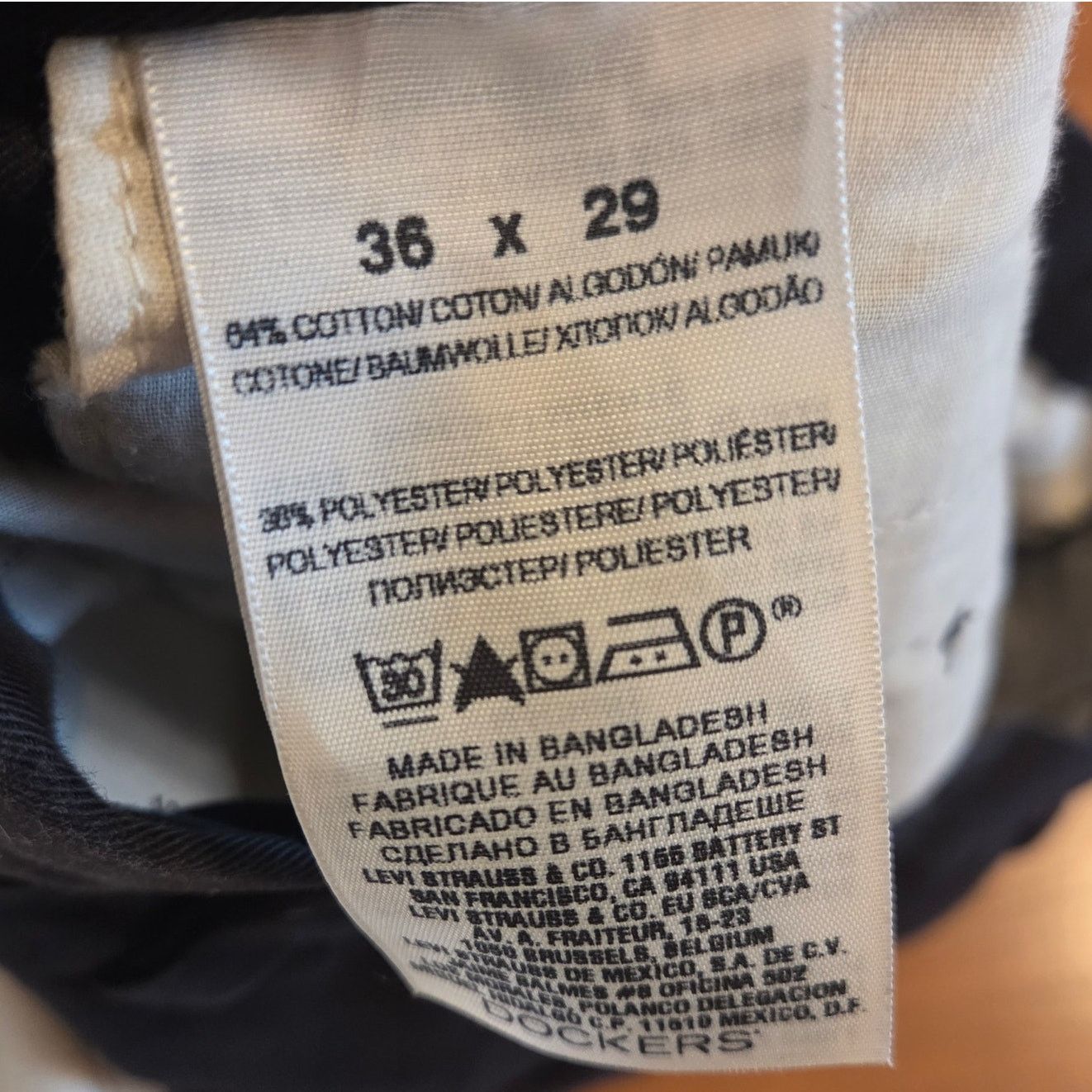 Dockers Dockers Black Dress Pants - Size 36x29 - Excellent! Size US 36 / EU 52 - 6 Thumbnail