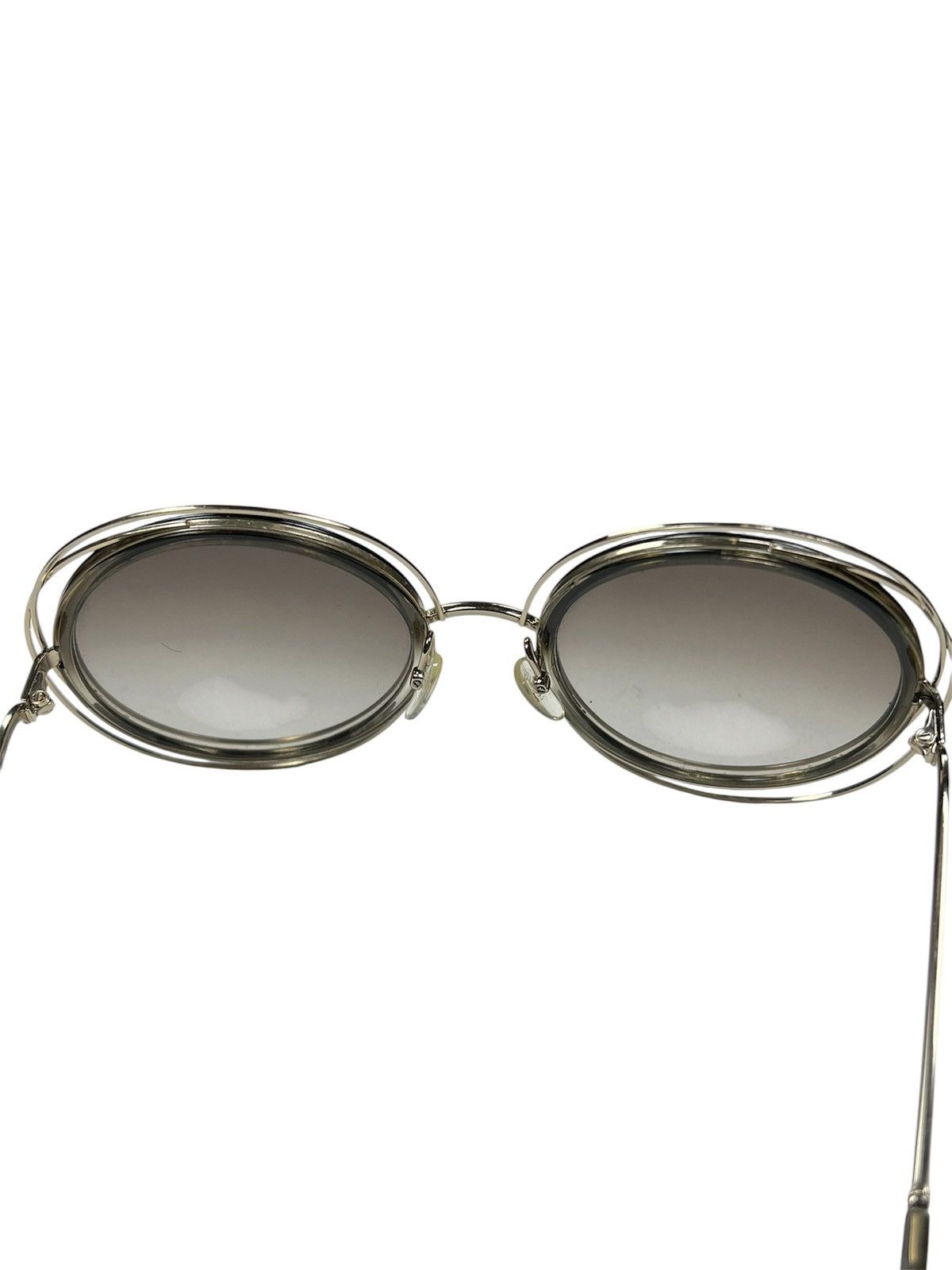 Chloe Chloe Carlina CE120S Oversized Round Gold Sunglasses Size ONE SIZE - 11 Thumbnail