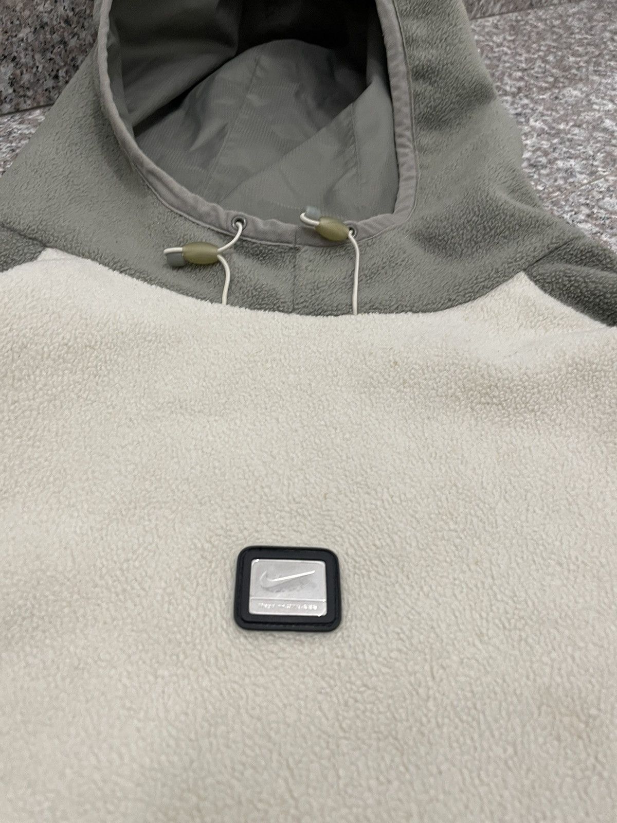 Nike 00s Nike Vintage Archive Ninja Fleece Center Swoosh Hoodie Size US L / EU 52-54 / 3 - 6 Thumbnail