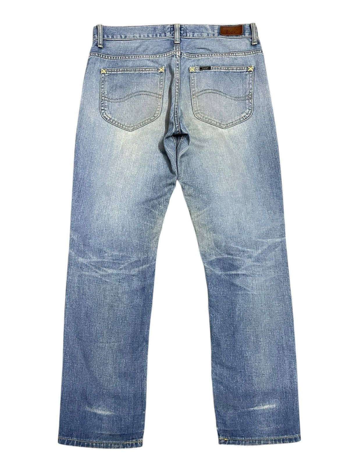 Lee Lee Rider x Elle Blue Fade Wash Ripped Jeans Limited Edition Size 31" - 8 Thumbnail