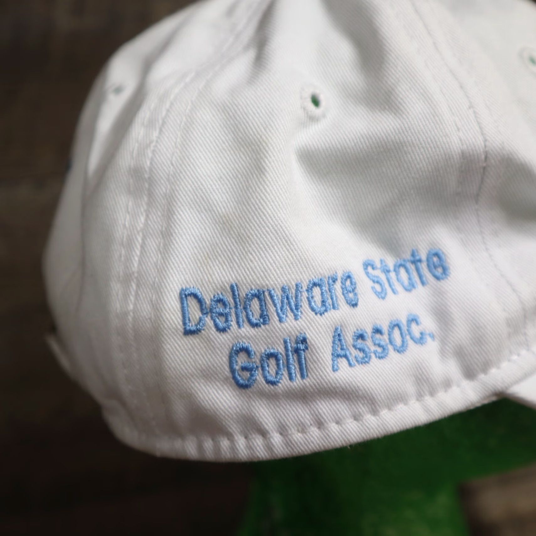 Titleist Titleist Hat Adjustable Adult White Delaware State Williamson 2012 Golf Cap Size ONE SIZE - 3 Thumbnail
