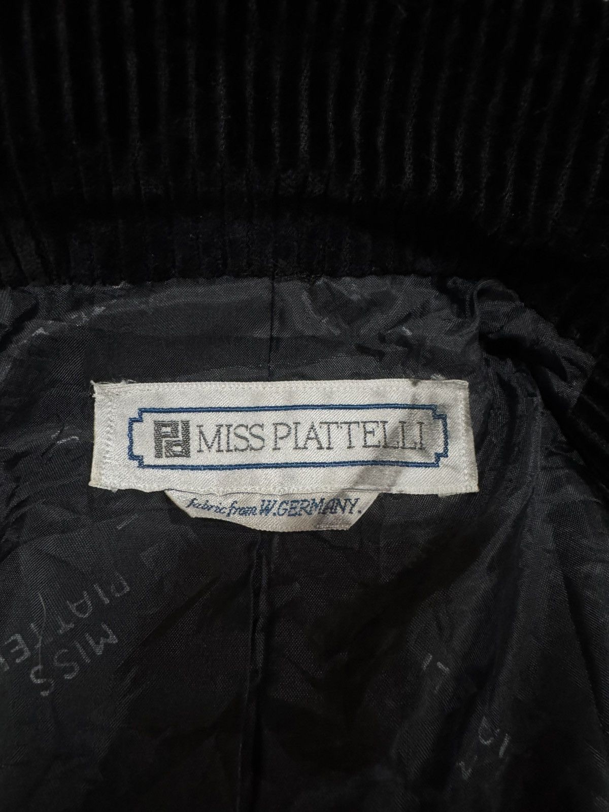 Piattelli Miss Piattelli Corduroy Velvet Blazer Jacket Size S / US 4 / IT 40 - 18 Thumbnail