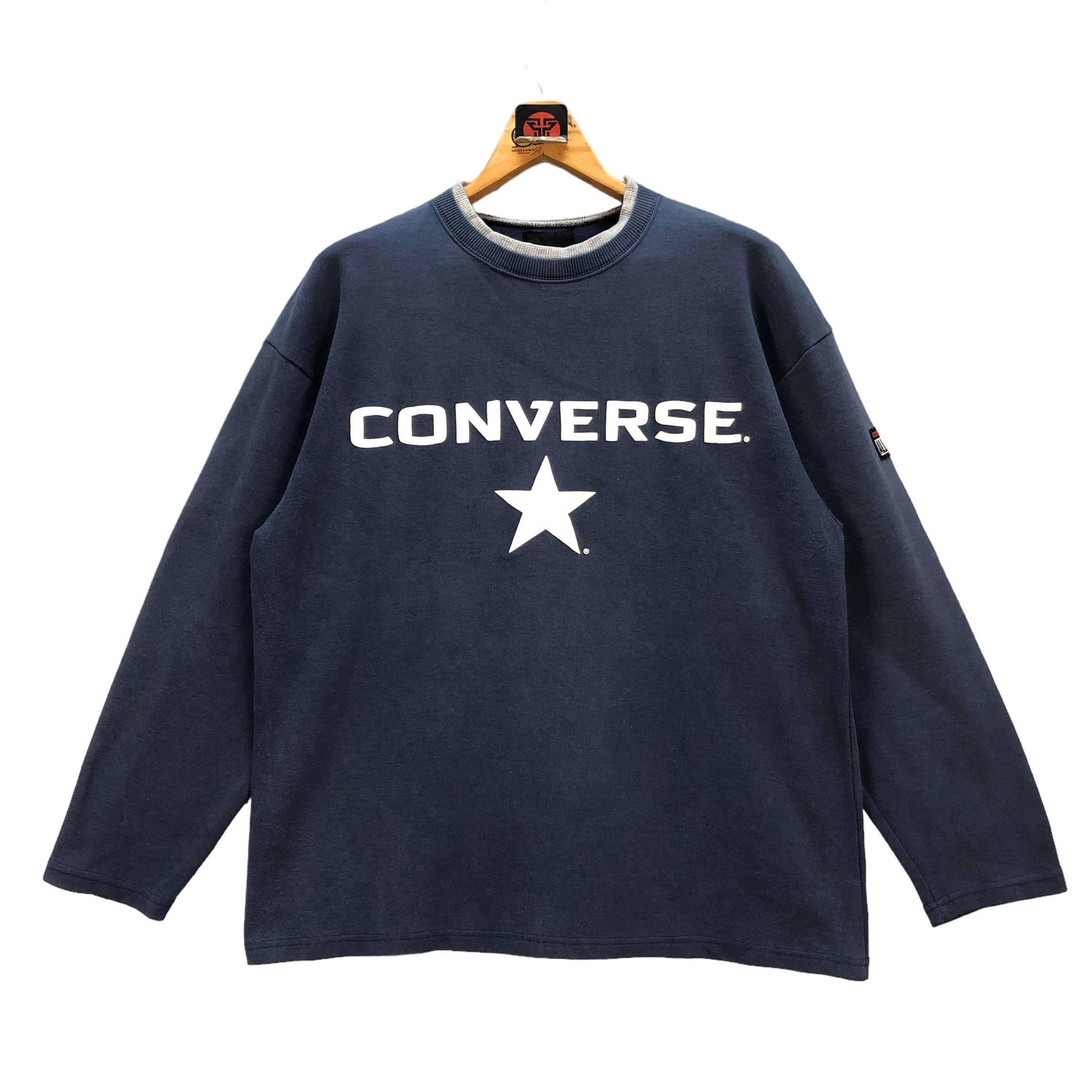Converse CONVERSE BIG LOGO LONG SLEEVE T SHIRT #7405-143 Size US L / EU 52-54 / 3 - 1 Thumbnail