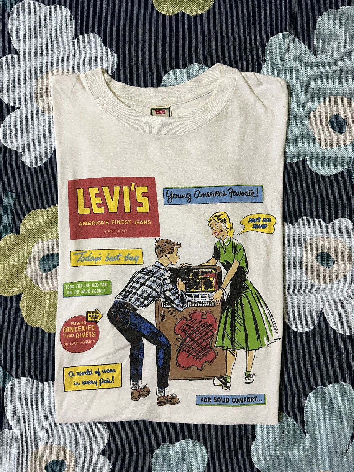 Levi's Vintage Clothing 90’s Levi’s [ Young American Favorite! ] Size US XL / EU 56 / 4 - 2 Thumbnail