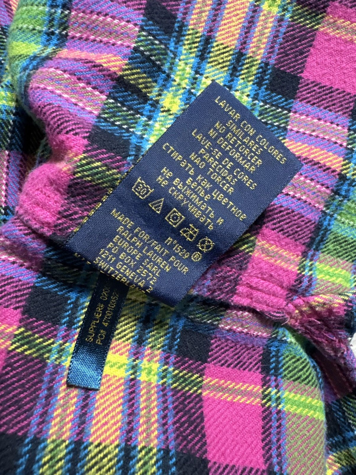 Polo Ralph Lauren Polo Ralph Lauren Flannel Button Up Shirt Size S PRL Size US S / EU 44-46 / 1 - 7 Thumbnail