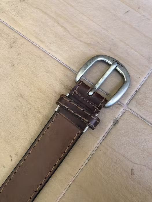 Leather × Levi's Vintage Levi’s Leather Buckle Belt Size ONE SIZE - 4 Thumbnail