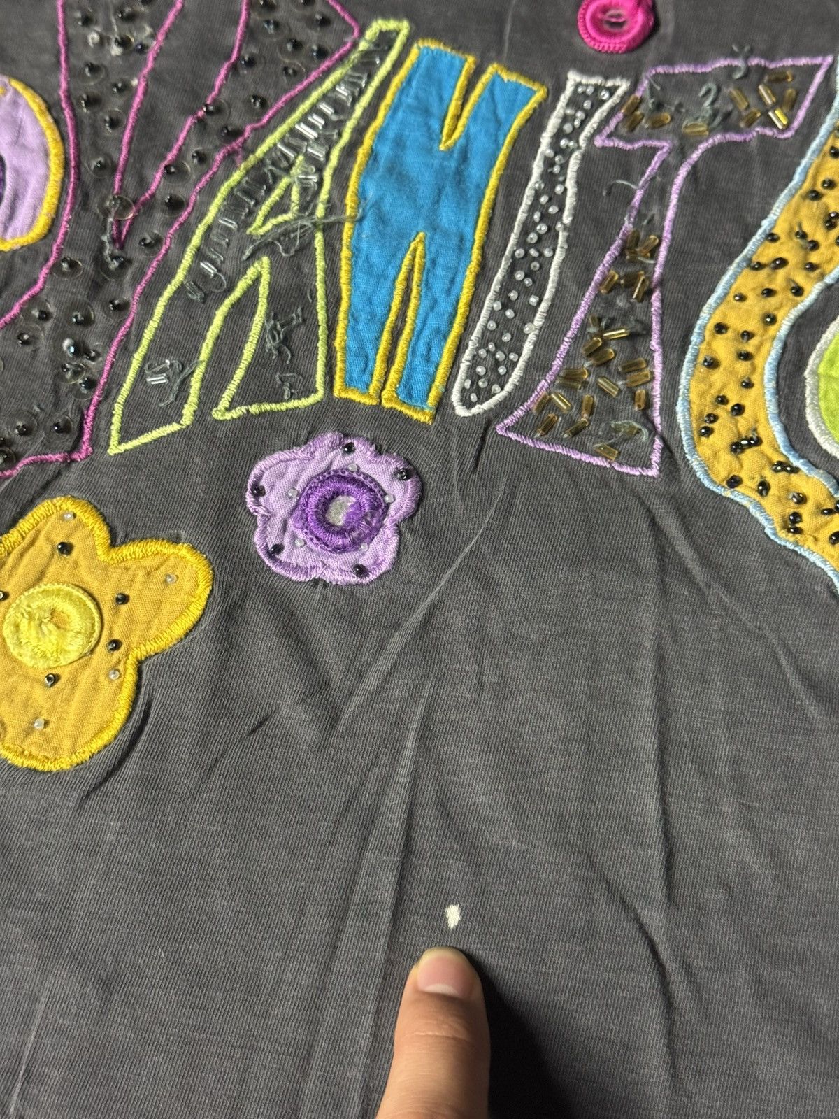 Vintage Vintage Random word shirt Size US XL / EU 56 / 4 - 3 Thumbnail