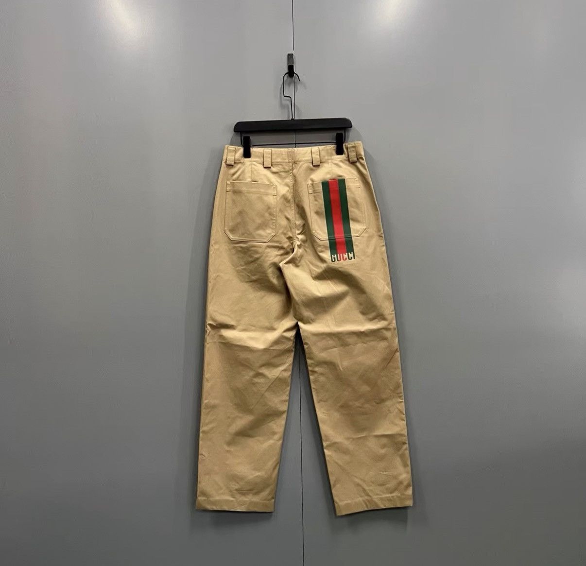 Gucci Gucci Khaki Straight-Leg Trousers J41 Size US 30 / EU 46 - 2 Thumbnail