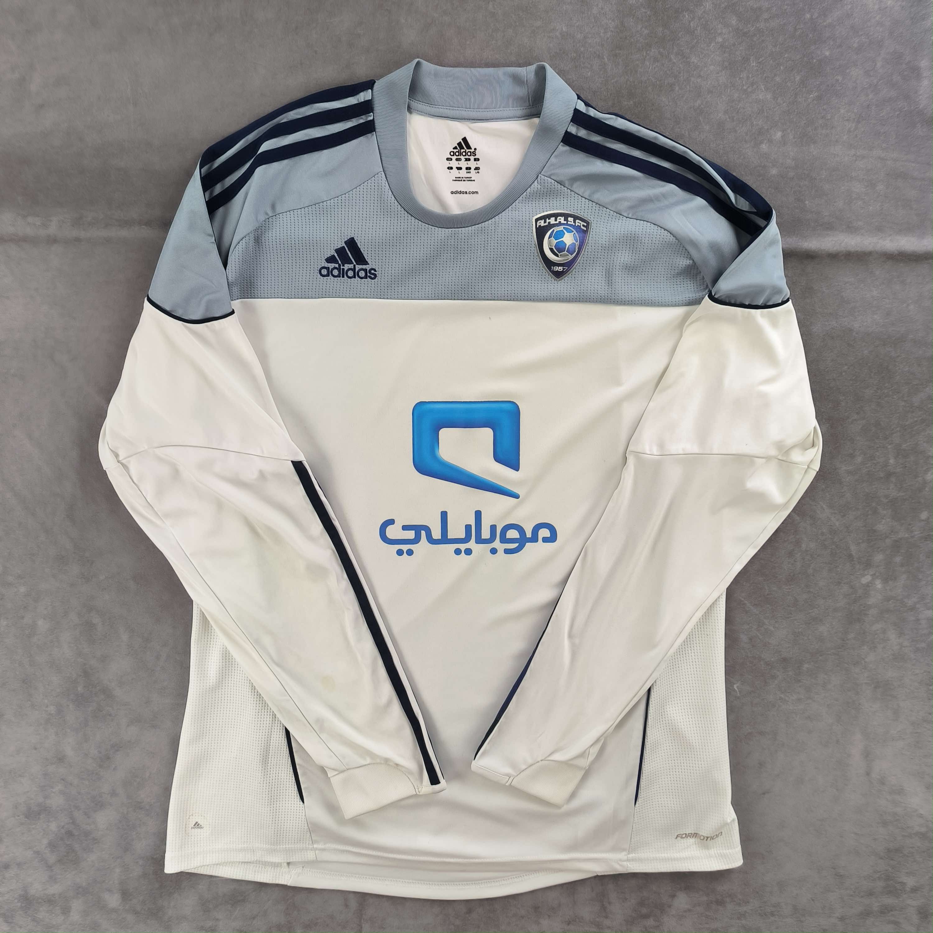 Adidas Al Hilal 2010-11 Adidas away LS football jersey size L Size US L / EU 52-54 / 3 - 1 Thumbnail