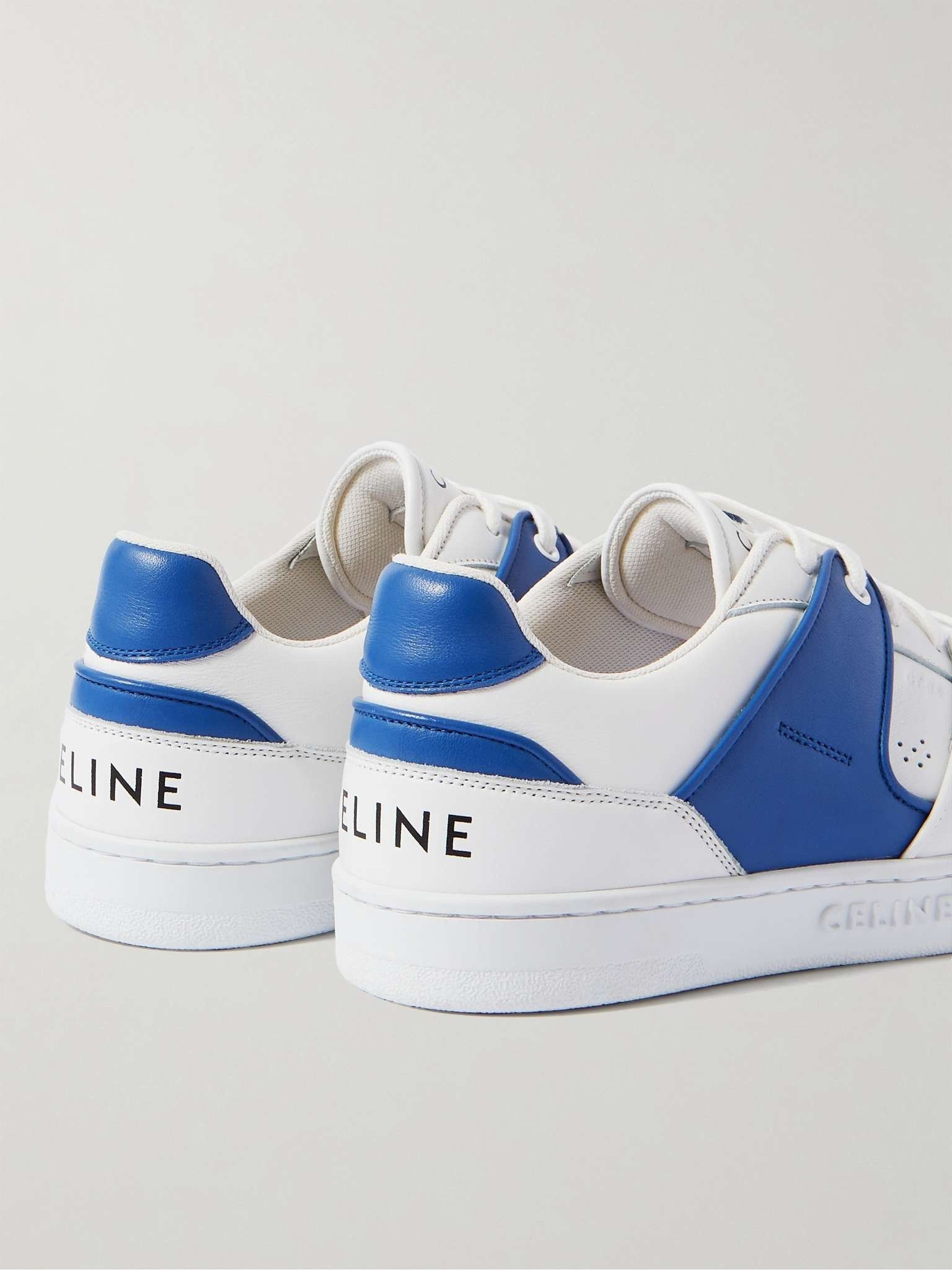 Celine o1bcso1str0625 346483338C Low-Top Sneakers Optic White/Blue Size US 11 / EU 44 - 5 Thumbnail